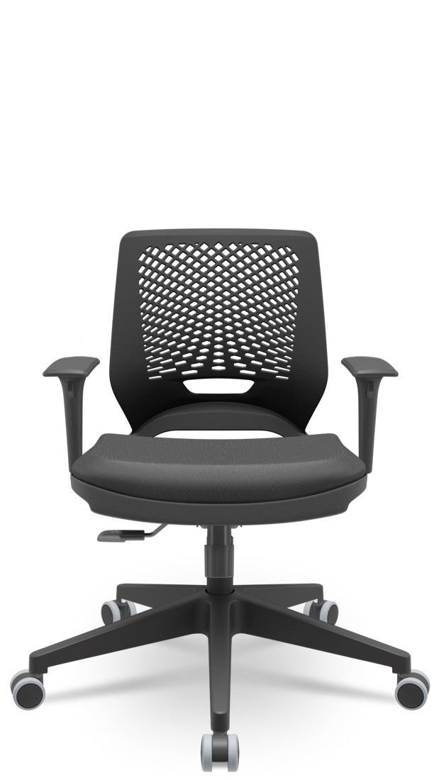 Cadeira Giratória Modelo Bezzi Secretária Plaxmetal